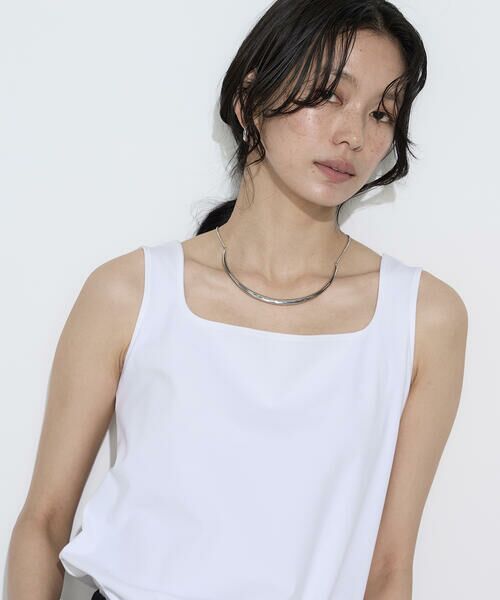 COMME CA COMFORT / コムサ・コンフォート（Lサイズ） タンクトップ | 〔 TALLサイズ 〕 ファインコットンフライス 2WAYインナー | 詳細17