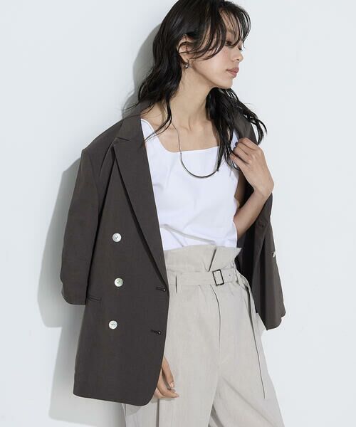 COMME CA COMFORT / コムサ・コンフォート（Lサイズ） タンクトップ | 〔 TALLサイズ 〕 ファインコットンフライス 2WAYインナー | 詳細7