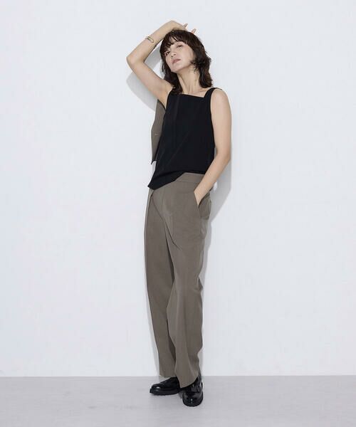 COMME CA COMFORT / コムサ・コンフォート（Lサイズ） タンクトップ | 〔 TALLサイズ 〕 ファインコットンフライス 2WAYインナー | 詳細27