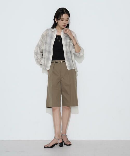 COMME CA COMFORT / コムサ・コンフォート（Lサイズ） タンクトップ | 〔 TALLサイズ 〕 ファインコットンフライス 2WAYインナー | 詳細29