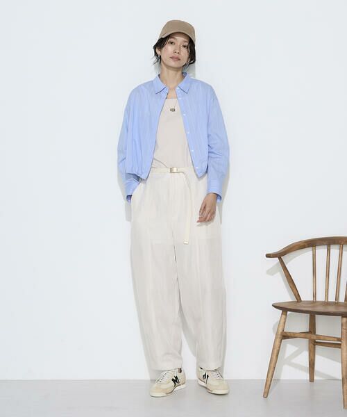 COMME CA COMFORT / コムサ・コンフォート（Lサイズ） タンクトップ | 〔 TALLサイズ 〕 ファインコットンフライス 2WAYインナー | 詳細27