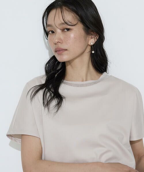 COMME CA COMFORT / コムサ・コンフォート（Lサイズ） Tシャツ | 〔 TALLサイズ 〕 ダブルフェイス ニット付きTシャツ | 詳細16