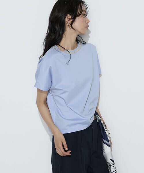 COMME CA COMFORT / コムサ・コンフォート（Lサイズ） Tシャツ | 〔 TALLサイズ 〕 ダブルフェイス ニット付きTシャツ | 詳細25