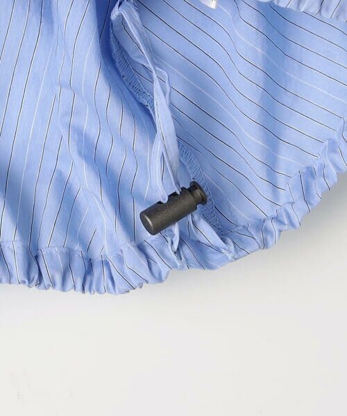 COMME CA COMFORT / コムサ・コンフォート（Lサイズ） シャツ・ブラウス | 〔 TALLサイズ 〕 コットンナイロンストライプ クロップドシャツ | 詳細10