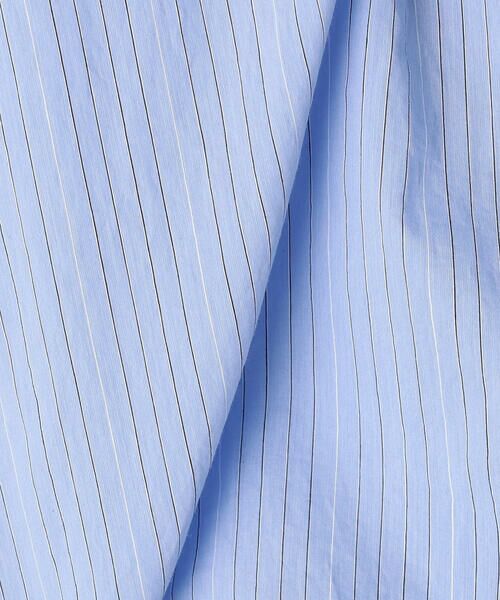 COMME CA COMFORT / コムサ・コンフォート（Lサイズ） シャツ・ブラウス | 〔 TALLサイズ 〕 コットンナイロンストライプ クロップドシャツ | 詳細13
