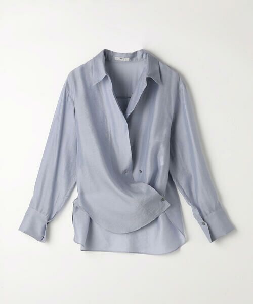 COMME CA COMFORT / コムサ・コンフォート（Lサイズ） シャツ・ブラウス | 〔 TALLサイズ 〕 シアーキュプラシルク シャツ | 詳細26