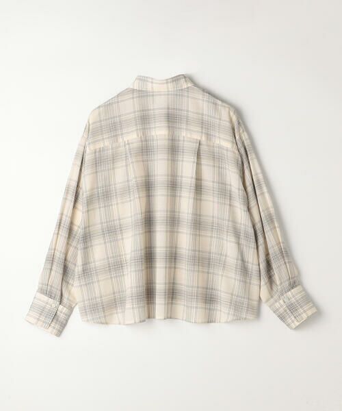 COMME CA COMFORT / コムサ・コンフォート（Lサイズ） シャツ・ブラウス | 〔 TALLサイズ 〕 モノトーンシアーチェック シャツ | 詳細11