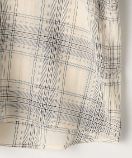 COMME CA COMFORT / コムサ・コンフォート（Lサイズ） シャツ・ブラウス | 〔 TALLサイズ 〕 モノトーンシアーチェック シャツ | 詳細15