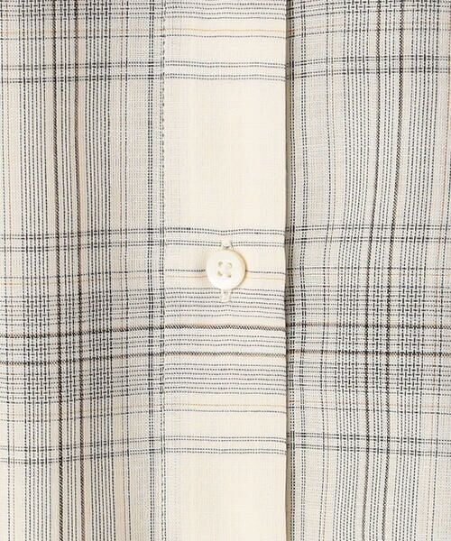 COMME CA COMFORT / コムサ・コンフォート（Lサイズ） シャツ・ブラウス | 〔 TALLサイズ 〕 モノトーンシアーチェック シャツ | 詳細16