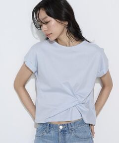 COMME CA COMFORT / コムサ・コンフォート（Lサイズ） カットソー | 〔 TALLサイズ 〕 コットン強撚ポンチ デザインタックシャツ