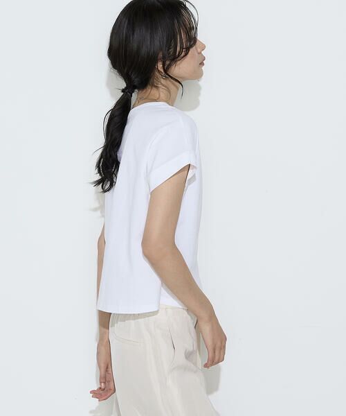 COMME CA COMFORT / コムサ・コンフォート（Lサイズ） カットソー | 〔 TALLサイズ 〕 コットン強撚ポンチ デザインタックシャツ | 詳細5