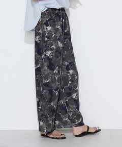 COMME CA COMFORT / コムサ・コンフォート（Lサイズ） その他パンツ | 〔 TALLサイズ 〕 麻調ポリエステル ボタニカルプリントパンツ