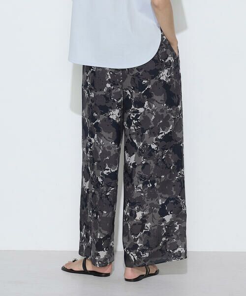 COMME CA COMFORT / コムサ・コンフォート（Lサイズ） その他パンツ | 〔 TALLサイズ 〕 麻調ポリエステル ボタニカルプリントパンツ | 詳細6