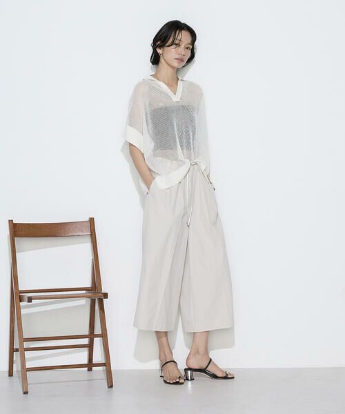 COMME CA COMFORT / コムサ・コンフォート（Lサイズ） その他パンツ | 〔 TALLサイズ 〕 ソフトタイプライター ワイドパンツ | 詳細20