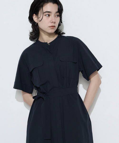 COMME CA COMFORT / コムサ・コンフォート（Lサイズ） ロング・マキシ丈ワンピース | 〔 TALLサイズ 〕 タイプライター ロングシャツドレス | 詳細13