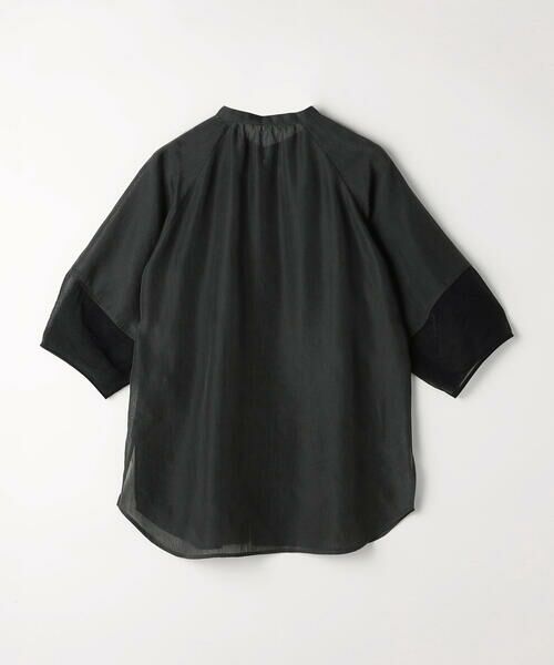 COMME CA COMFORT / コムサ・コンフォート（Lサイズ） シャツ・ブラウス | 〔 TALLサイズ 〕 リネンポリエステルオーガンジー ラグランスリーブシャツ羽織り | 詳細10
