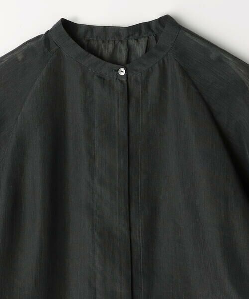 COMME CA COMFORT / コムサ・コンフォート（Lサイズ） シャツ・ブラウス | 〔 TALLサイズ 〕 リネンポリエステルオーガンジー ラグランスリーブシャツ羽織り | 詳細11