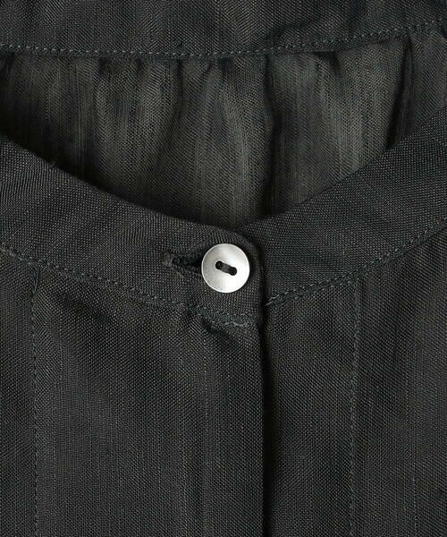 COMME CA COMFORT / コムサ・コンフォート（Lサイズ） シャツ・ブラウス | 〔 TALLサイズ 〕 リネンポリエステルオーガンジー ラグランスリーブシャツ羽織り | 詳細15