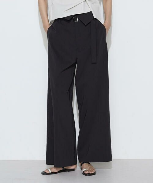 COMME CA COMFORT / コムサ・コンフォート（Lサイズ） その他パンツ | 〔 TALLサイズ 〕 リネン／トリアセテート ハイウエストパンツ | 詳細2