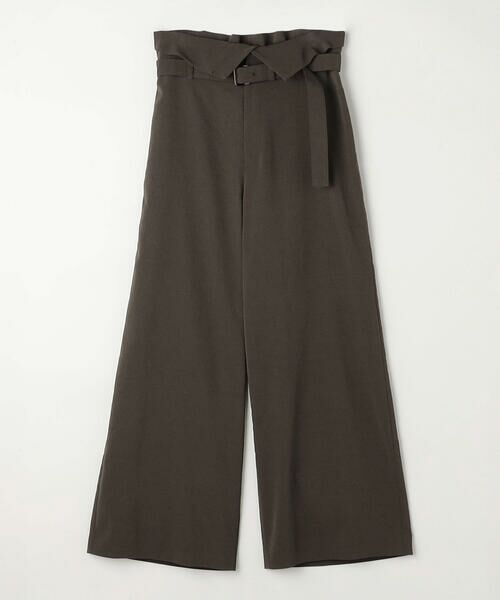 COMME CA COMFORT / コムサ・コンフォート（Lサイズ） その他パンツ | 〔 TALLサイズ 〕 リネン／トリアセテート ハイウエストパンツ | 詳細12