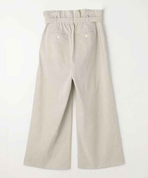 COMME CA COMFORT / コムサ・コンフォート（Lサイズ） その他パンツ | 〔 TALLサイズ 〕 リネン／トリアセテート ハイウエストパンツ | 詳細22