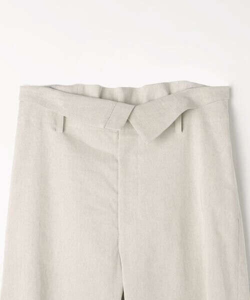 COMME CA COMFORT / コムサ・コンフォート（Lサイズ） その他パンツ | 〔 TALLサイズ 〕 リネン／トリアセテート ハイウエストパンツ | 詳細24