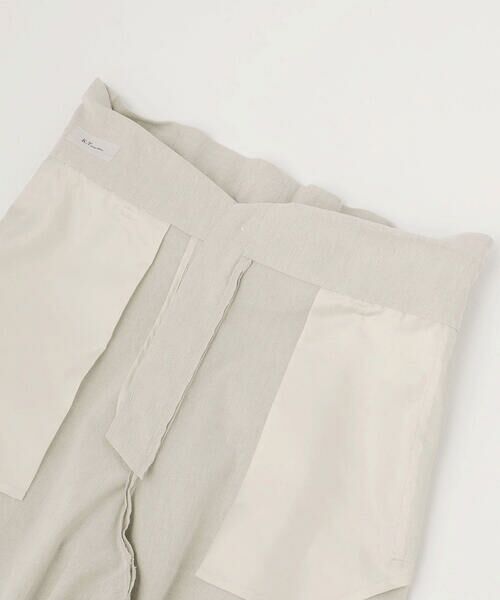 COMME CA COMFORT / コムサ・コンフォート（Lサイズ） その他パンツ | 〔 TALLサイズ 〕 リネン／トリアセテート ハイウエストパンツ | 詳細29
