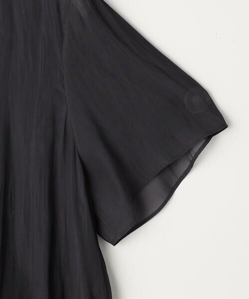 COMME CA COMFORT / コムサ・コンフォート（Lサイズ） シャツ・ブラウス | 〔 TALLサイズ 〕 【セットアップ対応】カッセンシフォンオーガンジー フレアブラウス | 詳細10