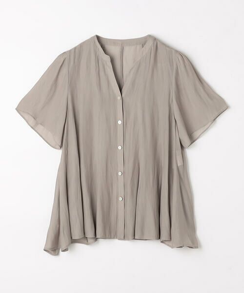 COMME CA COMFORT / コムサ・コンフォート（Lサイズ） シャツ・ブラウス | 〔 TALLサイズ 〕 【セットアップ対応】カッセンシフォンオーガンジー フレアブラウス | 詳細20