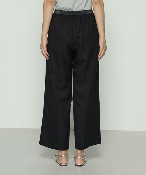 COMME CA COMFORT / コムサ・コンフォート（Lサイズ） その他パンツ | 〔 +サイズ 〕 麻調合繊 ワイドパンツ | 詳細11