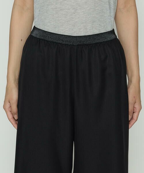 COMME CA COMFORT / コムサ・コンフォート（Lサイズ） その他パンツ | 〔 +サイズ 〕 麻調合繊 ワイドパンツ | 詳細12
