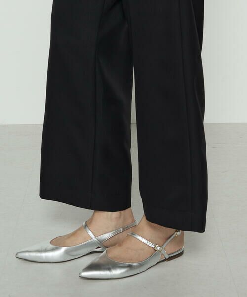 COMME CA COMFORT / コムサ・コンフォート（Lサイズ） その他パンツ | 〔 +サイズ 〕 麻調合繊 ワイドパンツ | 詳細14