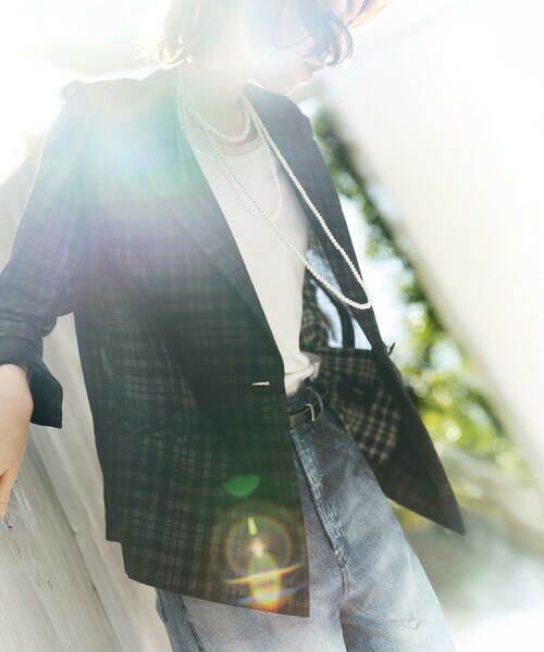 COMME CA COMFORT / コムサ・コンフォート（Lサイズ） タンクトップ | 〔 TALLサイズ 〕 スビンコットンフライス タンクトップ | 詳細3