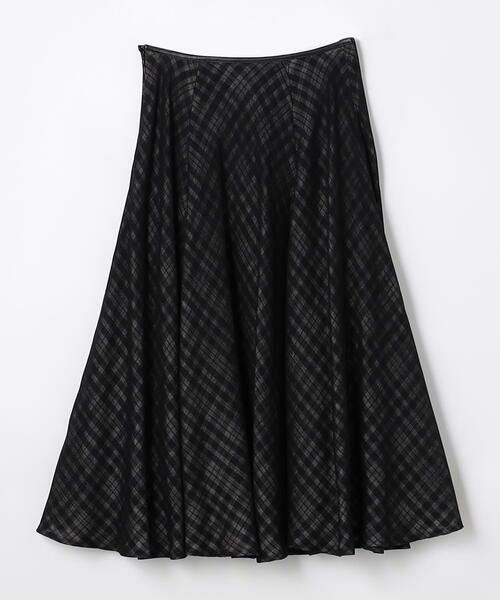 COMME CA COMFORT / コムサ・コンフォート（Lサイズ） ロング・マキシ丈スカート | 〔 TALLサイズ 〕 【セットアップ対応】接結チェック スカート | 詳細2
