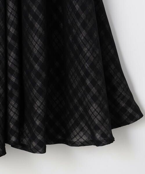 COMME CA COMFORT / コムサ・コンフォート（Lサイズ） ロング・マキシ丈スカート | 〔 TALLサイズ 〕 【セットアップ対応】接結チェック スカート | 詳細5