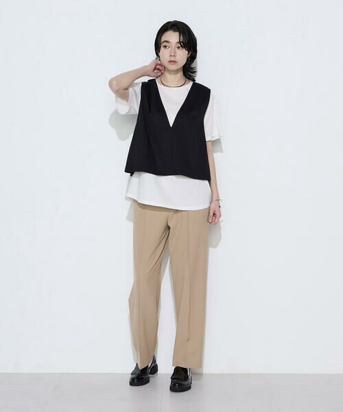 COMME CA COMFORT / コムサ・コンフォート（Lサイズ） Tシャツ | 〔 TALLサイズ 〕 スーピマコットンポンチセットTシャツ | 詳細1