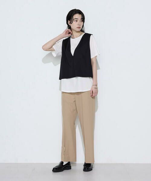 COMME CA COMFORT / コムサ・コンフォート（Lサイズ） Tシャツ | 〔 TALLサイズ 〕 スーピマコットンポンチセットTシャツ | 詳細2