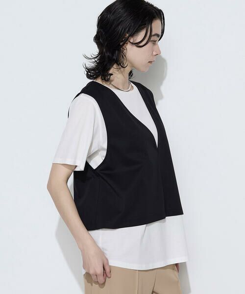 COMME CA COMFORT / コムサ・コンフォート（Lサイズ） Tシャツ | 〔 TALLサイズ 〕 スーピマコットンポンチセットTシャツ | 詳細7