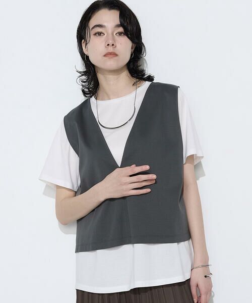 COMME CA COMFORT / コムサ・コンフォート（Lサイズ） Tシャツ | 〔 TALLサイズ 〕 スーピマコットンポンチセットTシャツ | 詳細13