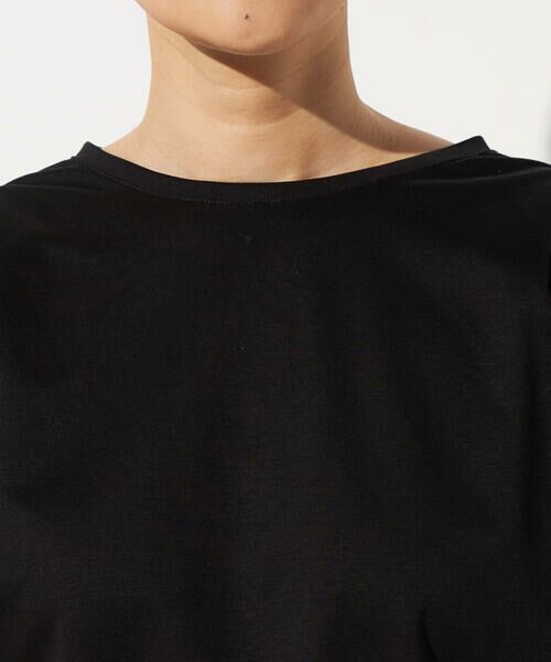 COMME CA COMFORT / コムサ・コンフォート（Lサイズ） カットソー | 〔 TALLサイズ 〕 スーピマコットンポンチ肩タックデザインTシャツ | 詳細14