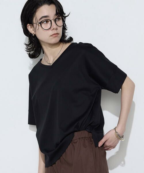 COMME CA COMFORT / コムサ・コンフォート（Lサイズ） Tシャツ | 〔 TALLサイズ 〕 クールタッチコットンスムース Tシャツ | 詳細11