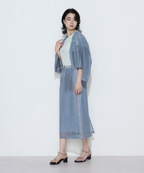COMME CA COMFORT / コムサ・コンフォート（Lサイズ） ロング・マキシ丈スカート | 〔 TALLサイズ 〕 【セットアップ対応】リネンシアーラッセル タイトスカート | 詳細21