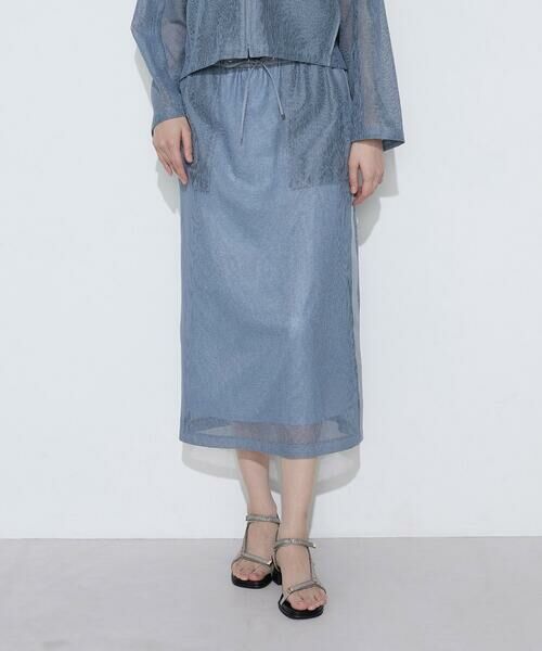 COMME CA COMFORT / コムサ・コンフォート（Lサイズ） ロング・マキシ丈スカート | 〔 TALLサイズ 〕 【セットアップ対応】リネンシアーラッセル タイトスカート | 詳細22