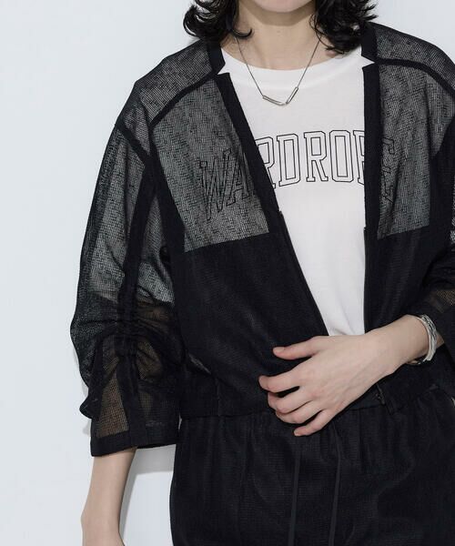 COMME CA COMFORT / コムサ・コンフォート（Lサイズ） ブルゾン | 〔 TALLサイズ 〕 【セットアップ対応】リネンシアーラッセル ブルゾン | 詳細7