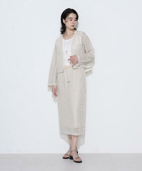 COMME CA COMFORT / コムサ・コンフォート（Lサイズ） ブルゾン | 〔 TALLサイズ 〕 【セットアップ対応】リネンシアーラッセル ブルゾン | 詳細10