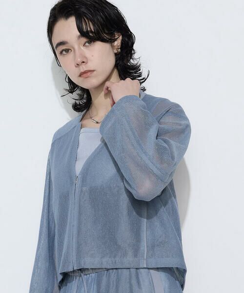 COMME CA COMFORT / コムサ・コンフォート（Lサイズ） ブルゾン | 〔 TALLサイズ 〕 【セットアップ対応】リネンシアーラッセル ブルゾン | 詳細26