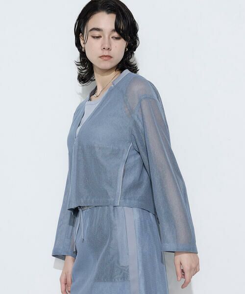 COMME CA COMFORT / コムサ・コンフォート（Lサイズ） ブルゾン | 〔 TALLサイズ 〕 【セットアップ対応】リネンシアーラッセル ブルゾン | 詳細27