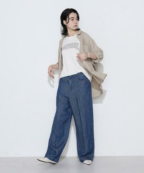 COMME CA COMFORT / コムサ・コンフォート（Lサイズ） シャツ・ブラウス | 〔 +サイズ 〕 オトナシャンブレー たっぷりシャツ | 詳細15