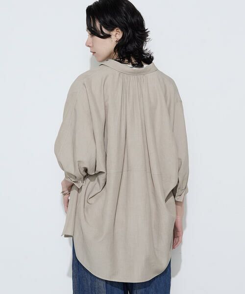 COMME CA COMFORT / コムサ・コンフォート（Lサイズ） シャツ・ブラウス | 〔 +サイズ 〕 オトナシャンブレー たっぷりシャツ | 詳細18