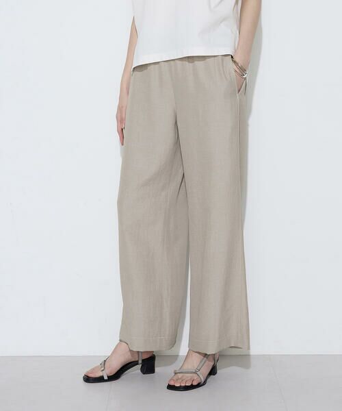 COMME CA COMFORT / コムサ・コンフォート（Lサイズ） その他パンツ | 〔 +サイズ 〕 オトナシャンブレー タックワイドパンツ | 詳細17